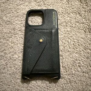 Bandolier Apple iPhone 15 Pro Max Black Wallet Phone Case